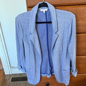 Skies are Blue Blue Blazer Relaxed Fit Suit Jacket
